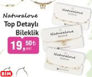 NATURALOVE TOP DETAYLI  BİLEKLİK